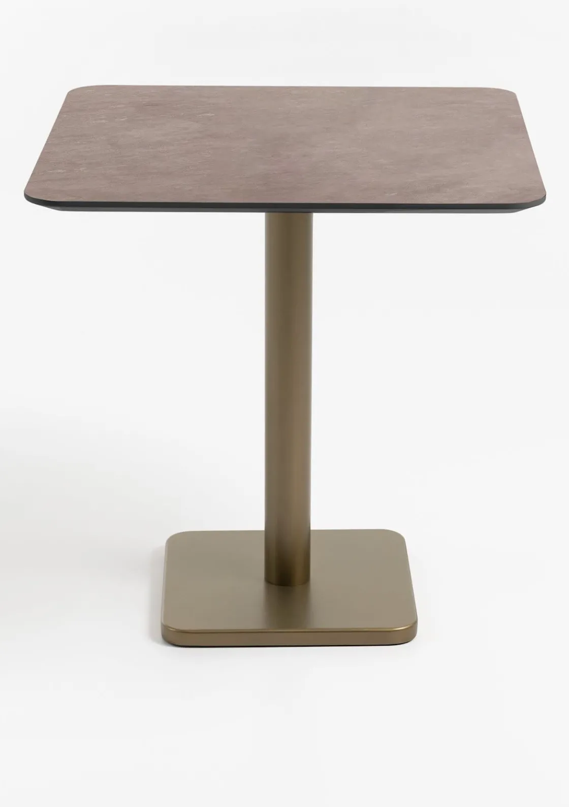 XOOON Brest bistrotafel stone rust (75x75cm) kleur Goud^ Woonaccessoires|Eettafels