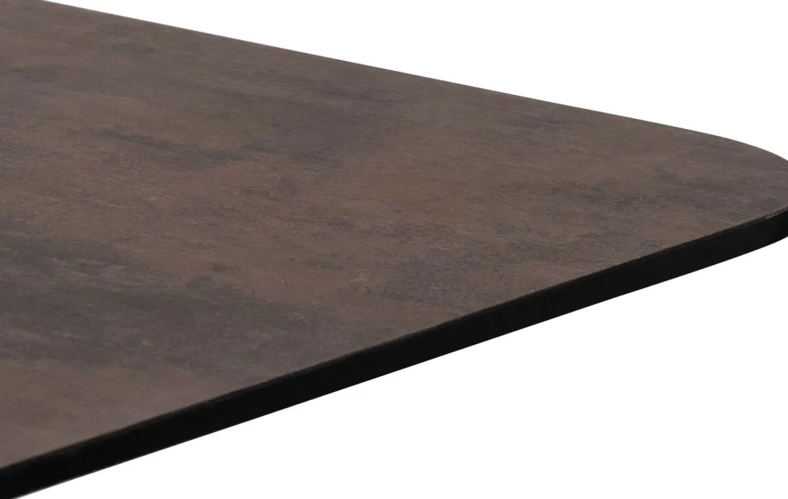 XOOON Brest bistrotafel stone rust (75x75cm) kleur Goud^ Woonaccessoires|Eettafels