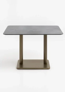 XOOON Brest bistrotafel stone (120x75cm) kleur Goud van COCOmaison^ Eettafels|Woonaccessoires
