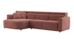 XOOON Cantello, Longchair curved links incl. 2 armkussens - 2,5 zits arm rechts^ Cantello|Cantello
