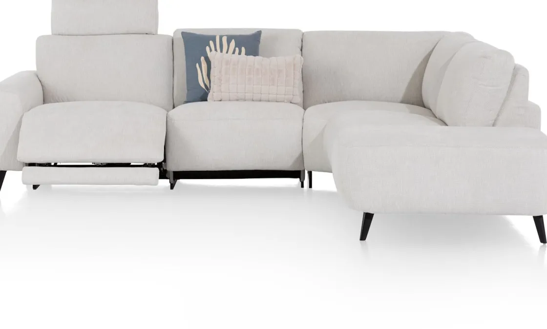 XOOON Carini hoofdsteun voor 2.5-zitsbank + ottomane - 60 cm -^ Carini