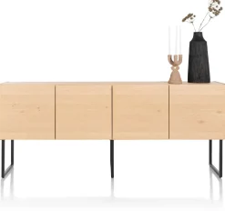 XOOON CARVING dressoir 210 cm. - 4-deuren -^ Dressoirs
