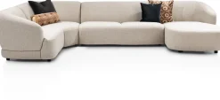 XOOON Cervo, 1 zits arm links - hoek big - 2,5 zits zonder armen - longchair gebogen rechts^ Cervo|Cervo