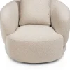 XOOON Cervos, fauteuil draaibaar - rond 100cm incl. 1 kussen 45x45^ Leren Fauteuils|Stoffen Fauteuils