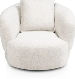 XOOON Cervos, fauteuil draaibaar - rond 100cm incl. 1 kussen 45x45^ Leren Fauteuils|Stoffen Fauteuils