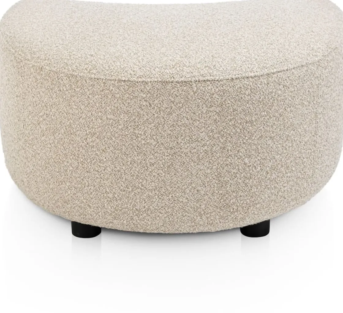 XOOON Cervos, poef/hocker bij fauteuil draaibaar klein^ Leren Fauteuils|Stoffen Fauteuils