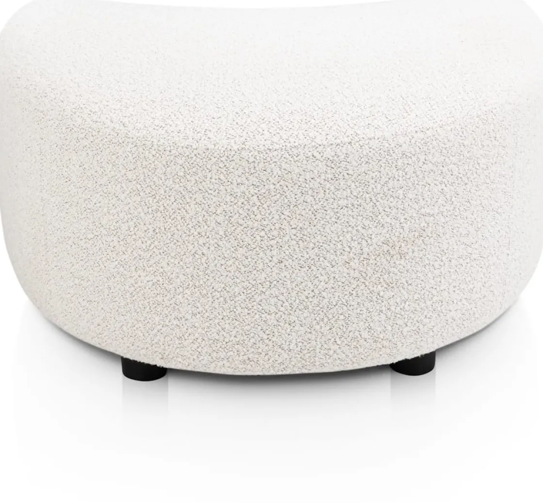 XOOON Cervos, poef/hocker bij fauteuil draaibaar klein^ Leren Fauteuils|Stoffen Fauteuils