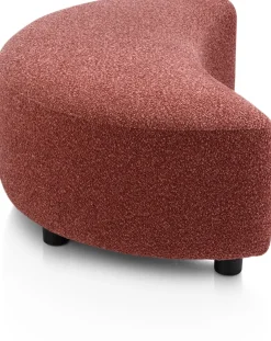 XOOON Cervos, poef/hocker bij fauteuil draaibaar groot^ Leren Fauteuils|Stoffen Fauteuils