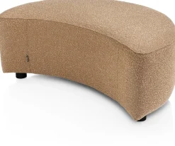 XOOON Cervos, poef/hocker bij fauteuil draaibaar groot^ Leren Fauteuils|Stoffen Fauteuils