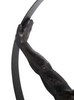 XOOON Circle Man beeld H58cm in de kleur Zwart - COCOmaison^ Woonaccessoires