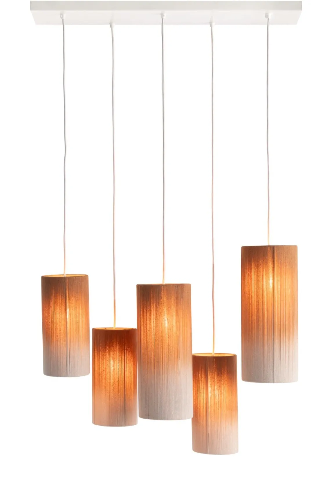 XOOON COCOmaison, Ambre hanglamp 5*E27 - Koper^ Hanglampen