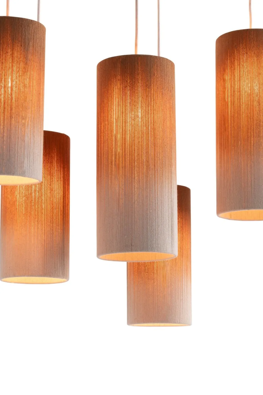 XOOON COCOmaison, Ambre hanglamp 5*E27 - Koper^ Hanglampen