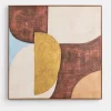 XOOON COCOmaison, Annabel schilderij 80x80cm - Multikleur^ Wanddecoraties|Woonaccessoires
