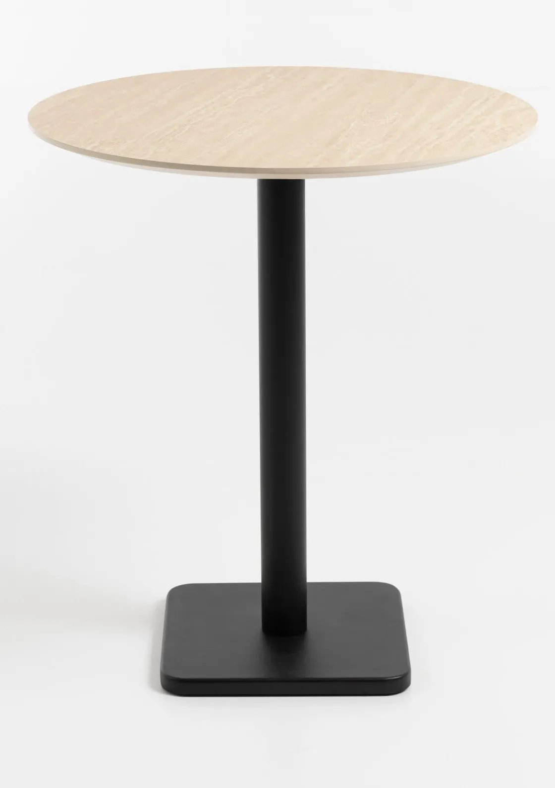XOOON COCOmaison, Brest bartafel Travertine D80cm - zwart^ Bartafels|Woonaccessoires