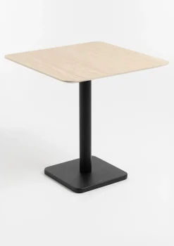 XOOON COCOmaison, Brest bistrotafel Travertine 75x75cm - zwart^ Eettafels|Woonaccessoires