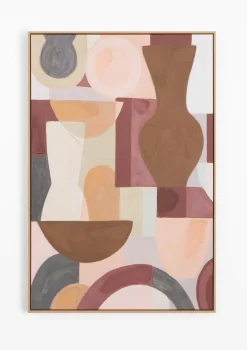 XOOON COCOmaison, Franny schilderij 80x120cm - Multikleur^ Wanddecoraties|Woonaccessoires