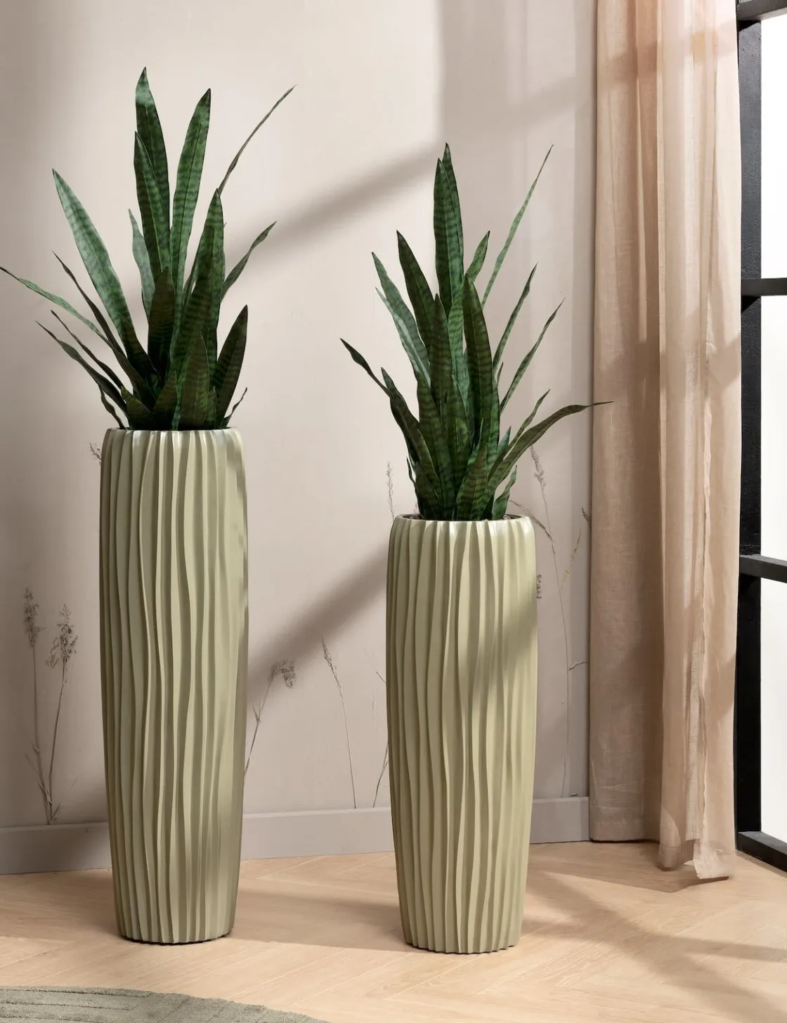 XOOON COCOmaison, Garda pot H117cm - Groen^ Woonaccessoires