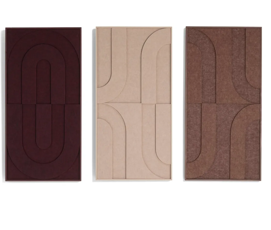 XOOON COCOmaison, Jace schilderij 48x96cm - bruin^ Wanddecoraties|Woonaccessoires
