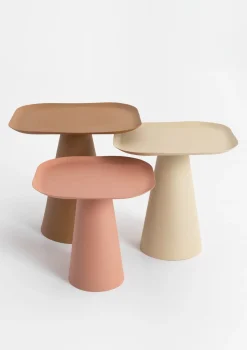 XOOON COCOmaison, Leah bijzettafel H50cm - Bruin^ Woonaccessoires|Bijzettafels