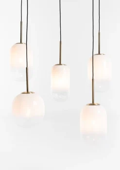 XOOON COCOmaison, Milky hanglamp 5*E27 - Wit^ Hanglampen