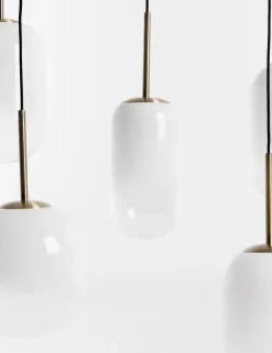 XOOON COCOmaison, Milky hanglamp 5*E27 - Wit^ Hanglampen