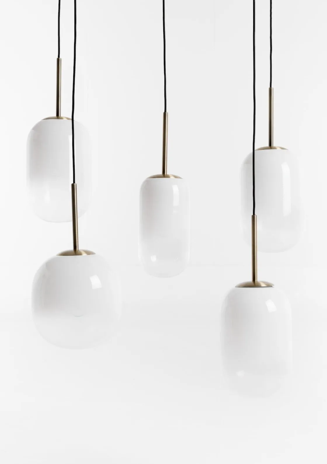 XOOON COCOmaison, Milky hanglamp 5*E27 - Wit^ Hanglampen