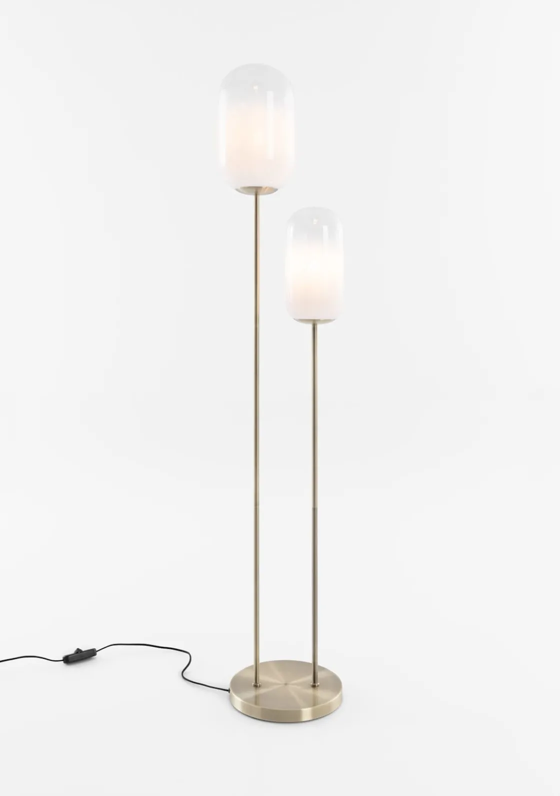 XOOON COCOmaison, Milky vloerlamp 2*E27 - Wit^ Vloerlampen