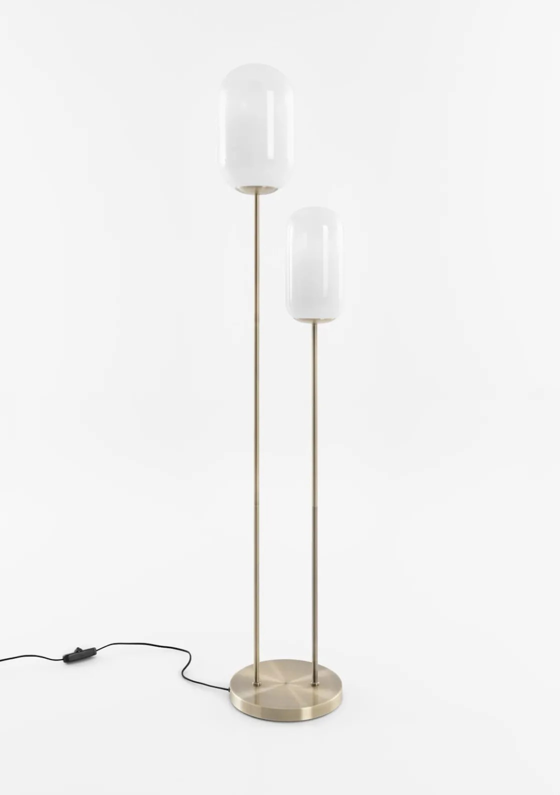 XOOON COCOmaison, Milky vloerlamp 2*E27 - Wit^ Vloerlampen