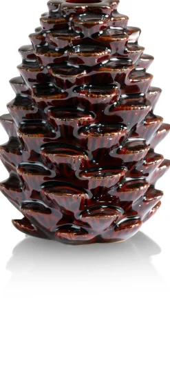XOOON COCOmaison, Pine kandelaar H12cm - Bruin^ Woonaccessoires