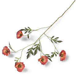 XOOON COCOmaison, Poppy spray kunstbloem 113cm - Bordeaux^ Woonaccessoires