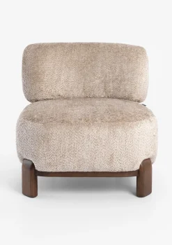 XOOON COCOmaison, Rhodi fauteuil - Taupe^ Woonaccessoires|Stoffen Fauteuils