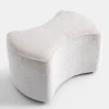 XOOON COCOmaison, Roan poef H43-49cm - Creme^ Woonaccessoires|Poef/Hockers