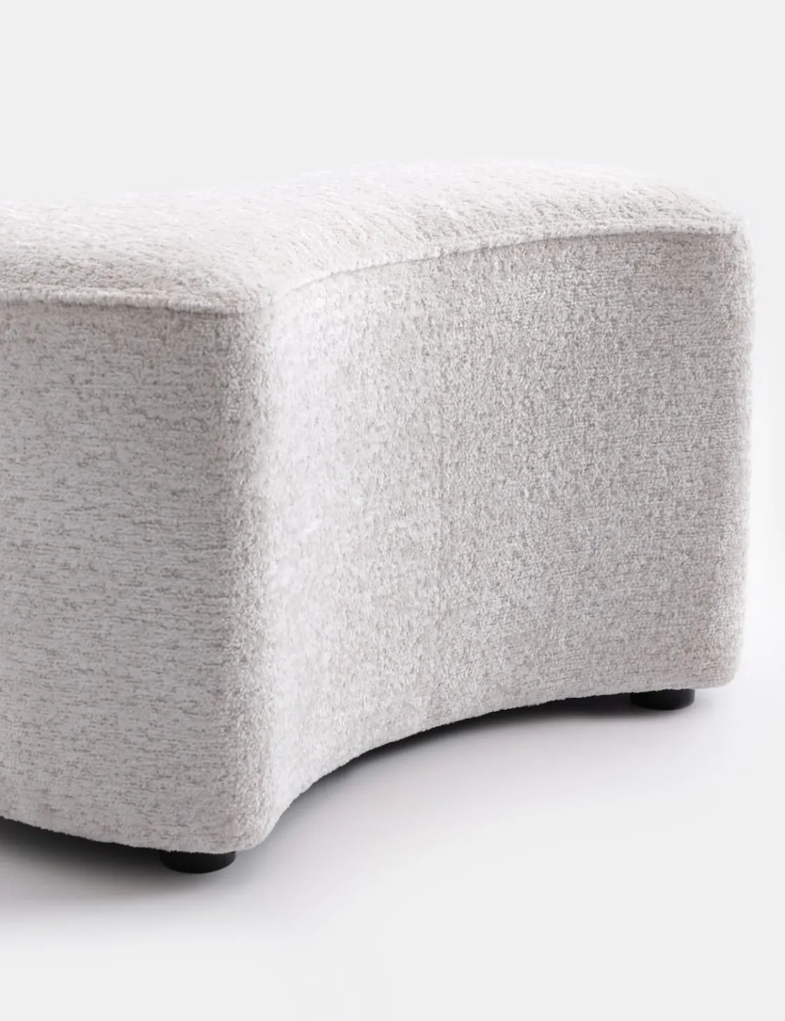 XOOON COCOmaison, Roan poef H43-49cm - Creme^ Woonaccessoires|Poef/Hockers