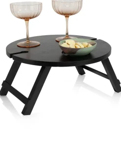 XOOON COCOmaison, Stella dienblad D35cm - Zwart^ Woonaccessoires