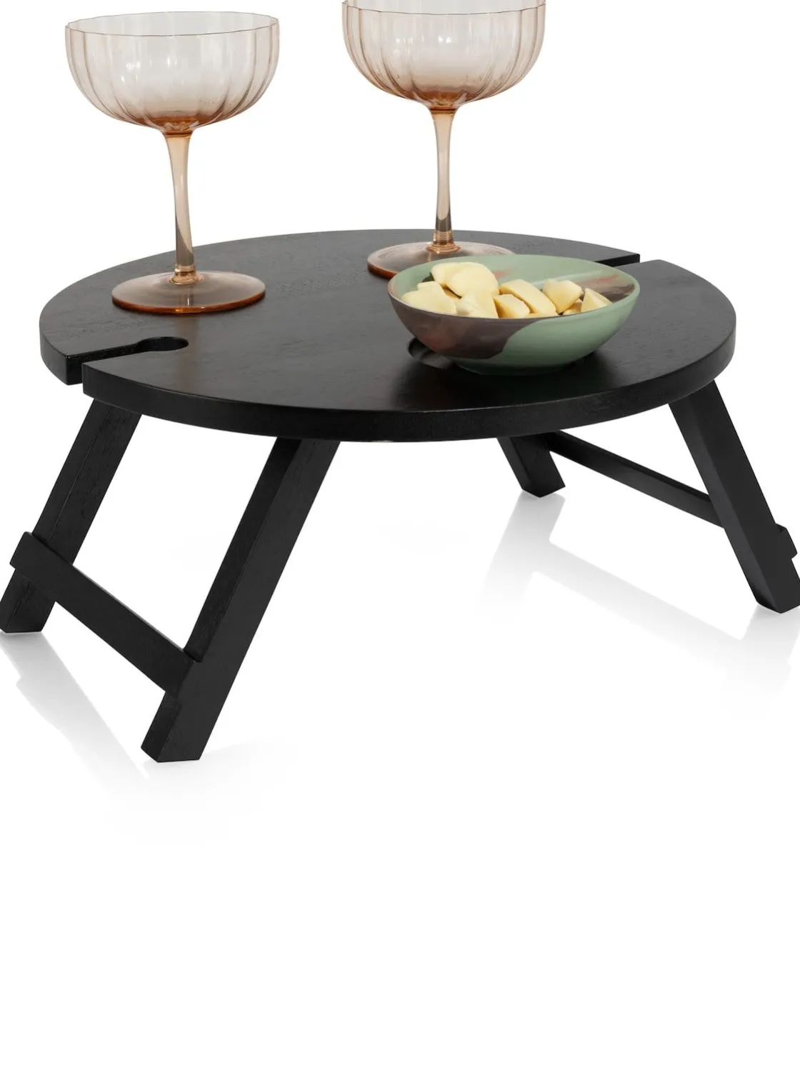 XOOON COCOmaison, Stella dienblad D35cm - Zwart^ Woonaccessoires