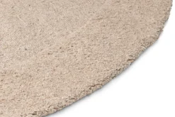 XOOON COCOmaison, Timeless Classic karpet 250dia - Taupe^ Woonaccessoires|Vloerkleden