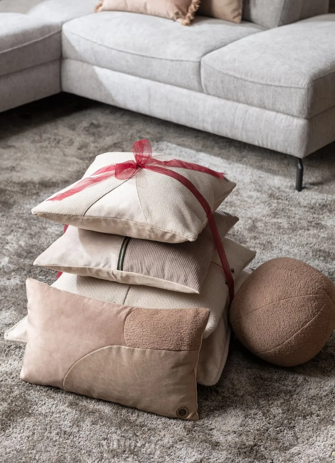 XOOON COCOmaison, Timeless kussen-set 6-delig - beige^ Woonaccessoires