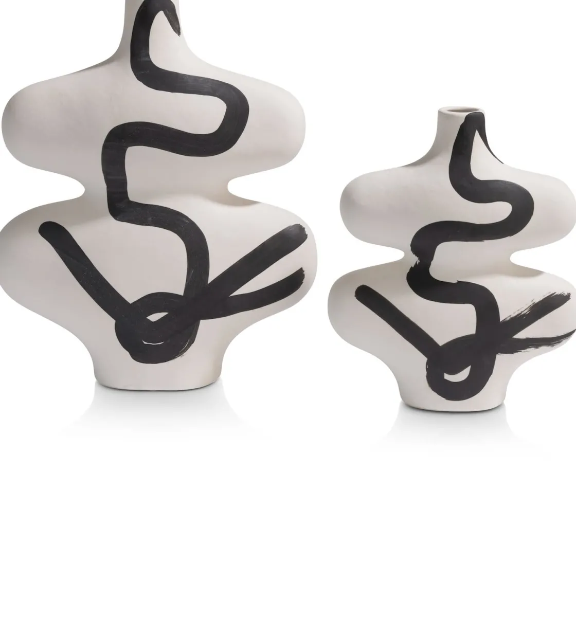XOOON Curvy vaas H35cm in kleur Multi Color shop je bij COCOmaison^ Woonaccessoires