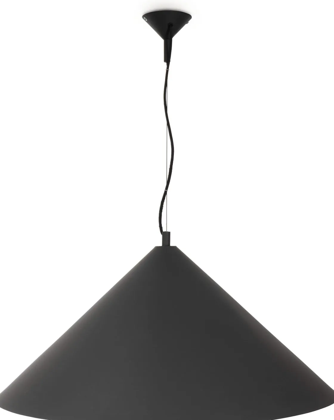 XOOON Daan Hanglamp (1*E27) in de kleur Zwart - COCOmaison^ Hanglampen