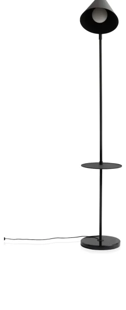 XOOON Daan vloerlamp (1*G9) in de kleur Zwart - COCOmaison^ Vloerlampen