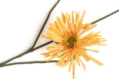 XOOON Dahlia Spider Spray kunstbloem (H75cm) in de kleur Oranje^ Woonaccessoires