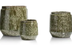 XOOON Dalila pot H28cm in de kleur Groen - COCOmaison^ Woonaccessoires