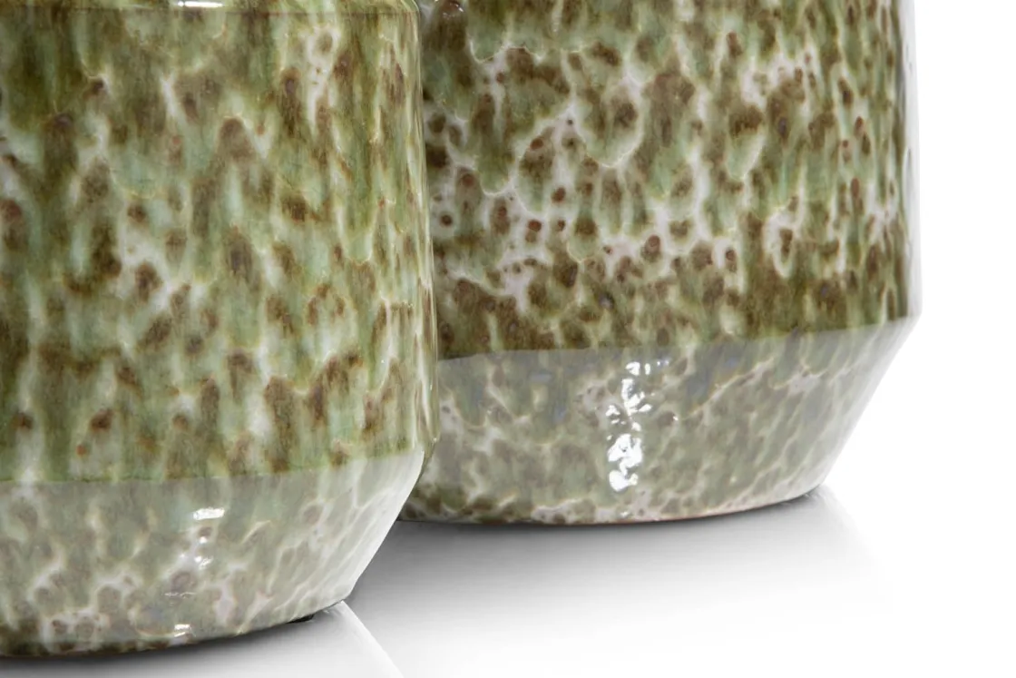 XOOON Dalila pot H20cm in de kleur Groen - COCOmaison^ Woonaccessoires