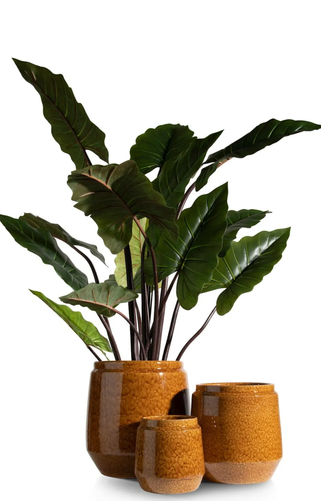 XOOON Dalila pot H20cm in de kleur Bruin - COCOmaison^ Woonaccessoires