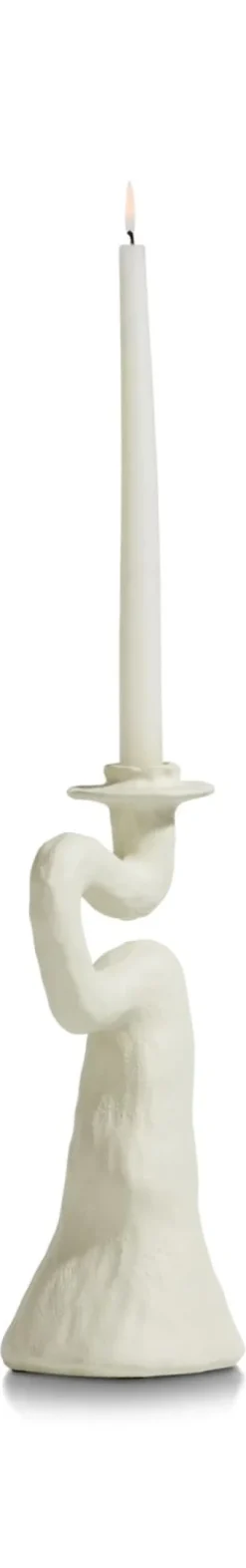 XOOON Debra abstracte kandelaar creme wit H30cm - COCOmaison^ Woonaccessoires
