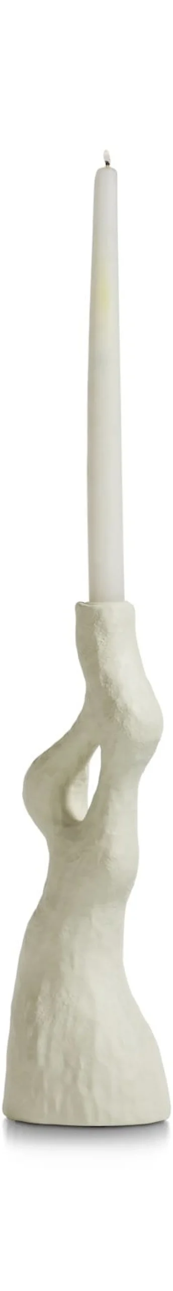 XOOON Debra abstracte vaas creme wit H32cm - COCOmaison^ Woonaccessoires