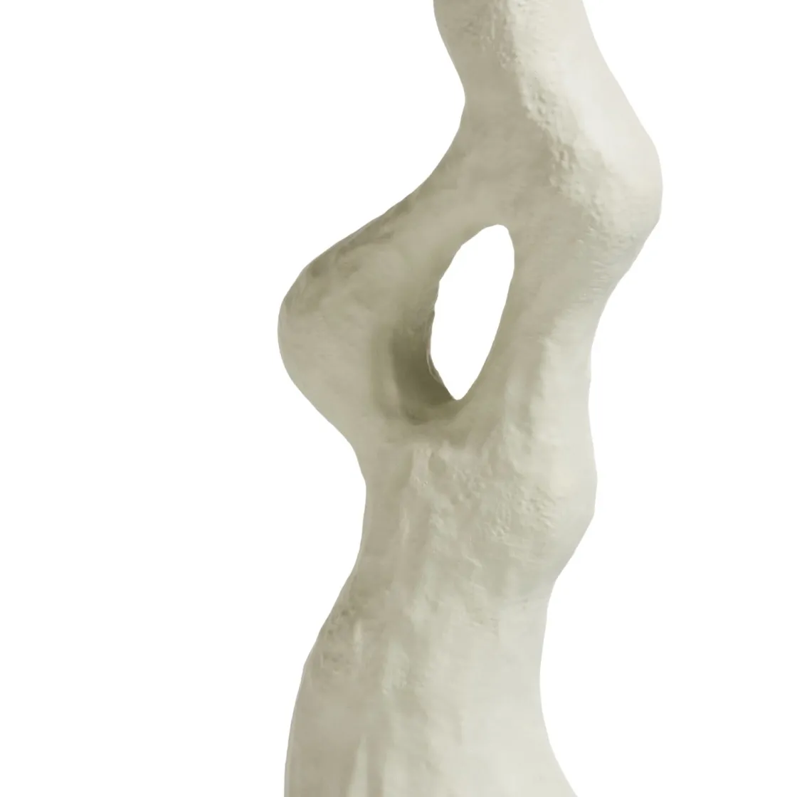 XOOON Debra abstracte vaas creme wit H32cm - COCOmaison^ Woonaccessoires