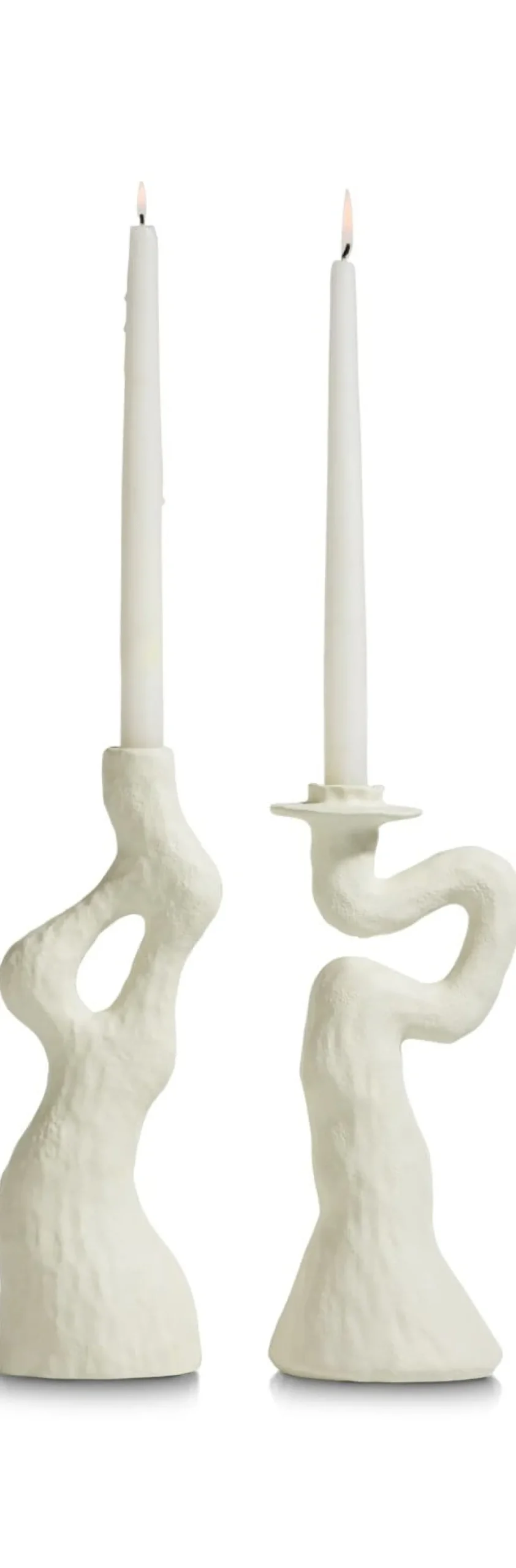 XOOON Debra abstracte vaas creme wit H32cm - COCOmaison^ Woonaccessoires