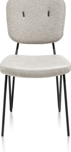 XOOON Design eetkamerstoel "JUNE" - Taupe -^ Eetkamerstoelen