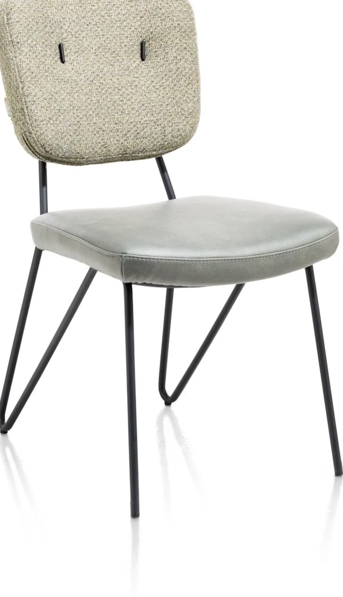XOOON Design eetkamerstoel "JUNE" - Groen -^ Eetkamerstoelen